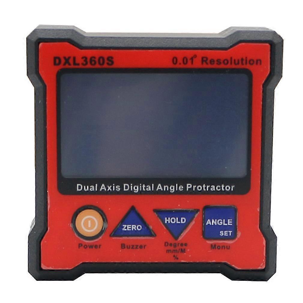 Digital Protractor Level and Angle Gauge Measures 0~360 Degree Ranges Measures and Sets Angles Magnetic