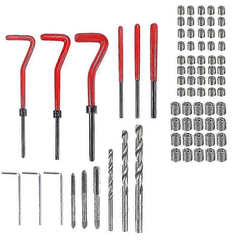 75 Pcs Thread Repair Tool Set M6-m10 Thread Insert