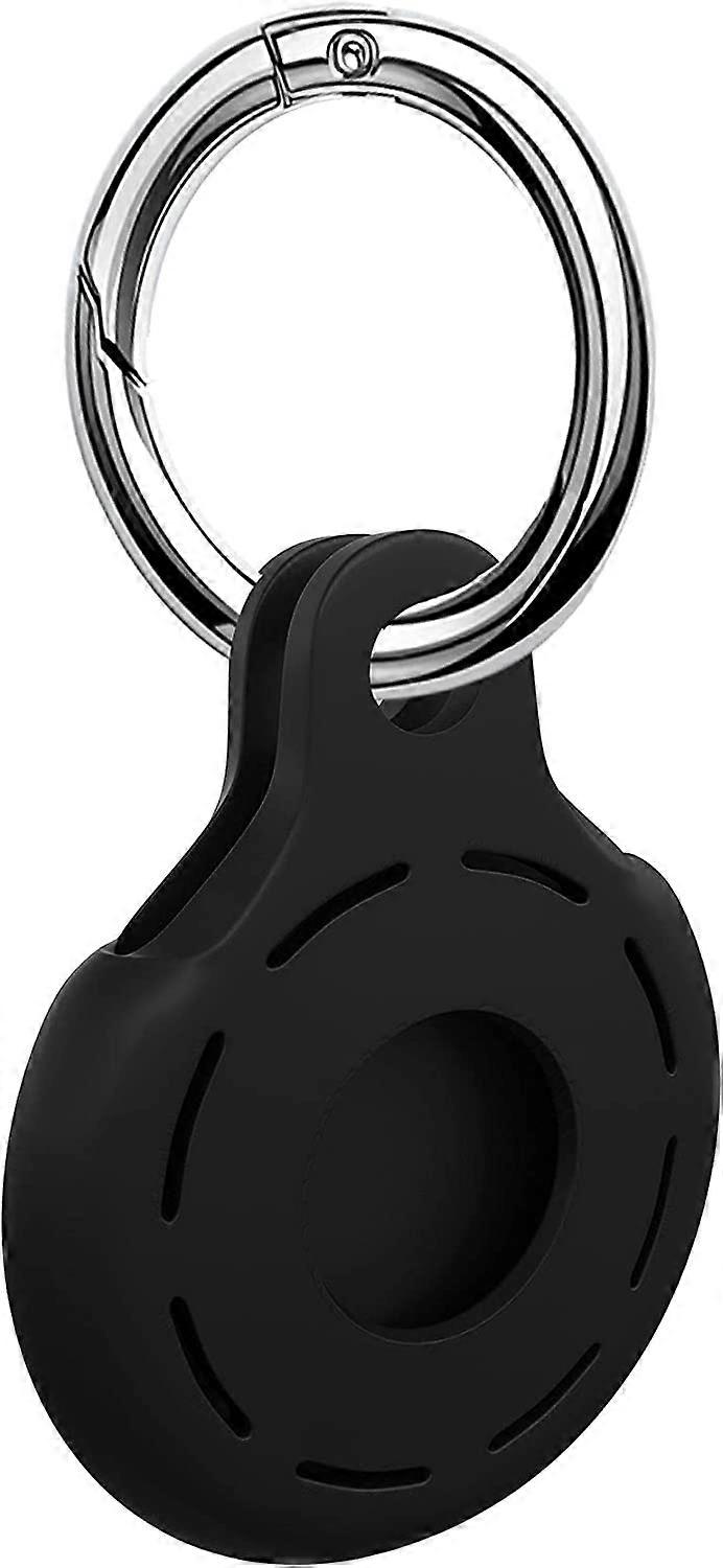 Silicone Protective Case Compatible with AirTags 2021, Anti-Scratch Shockproof Full Cover with Keychain, for Pet Collars, Wallet, Keys
