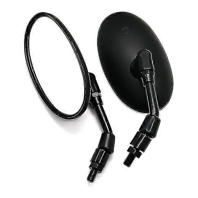 Qx Universal Motorcycle Rearview Mirror Oval Rearview Mirror 10mm For Bmw F800gs F800r F800gt F800st F800s F700gs F650gs