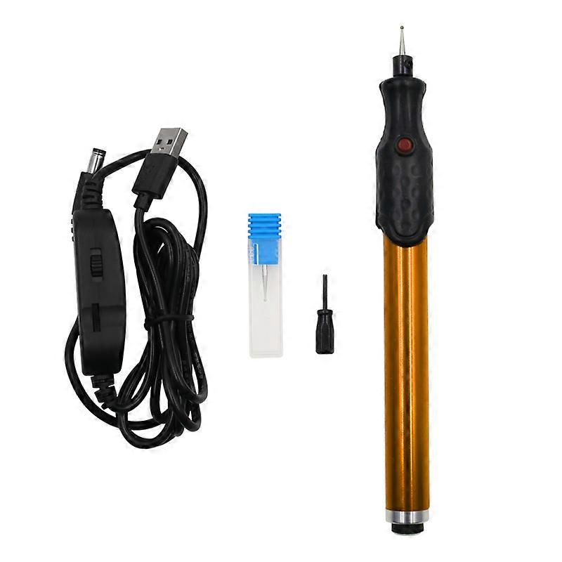 Electric Engraving Pen DIY Craft Scripture with Wrench Grinding Head for Metal Aluminum Diamond
