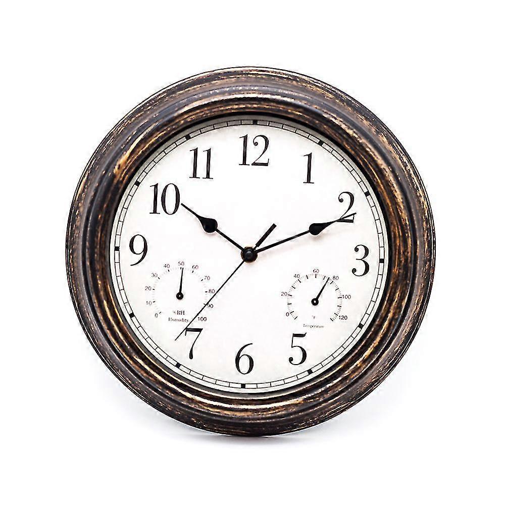 Quartz Decorative Classic Clock Nostalgia Wall Clock Without Ticking Noises