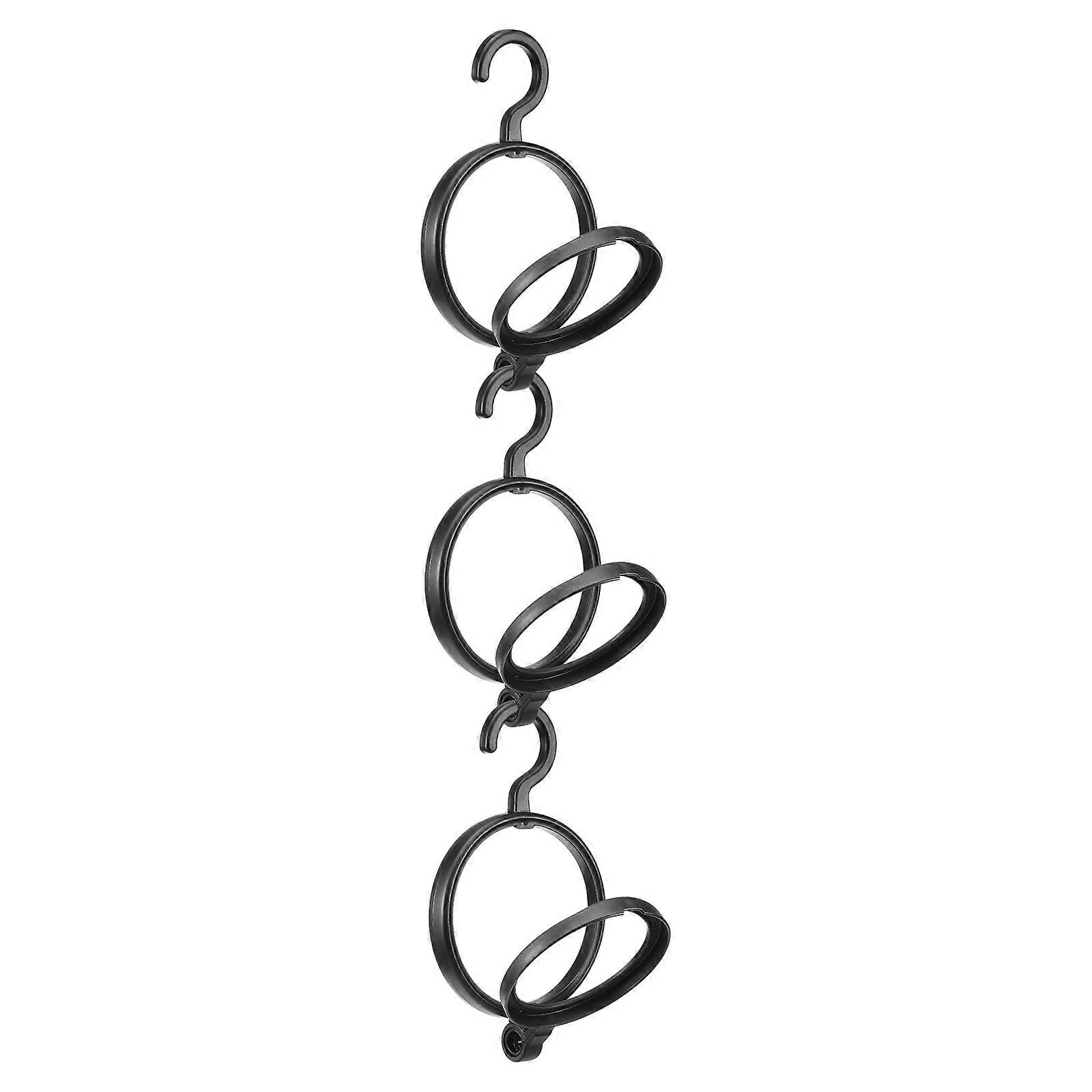 Hanging Wig Stand Plastic PP Styling Portable 3Pcs/set Black Display For Salon Barber Storage Hat Hanger
