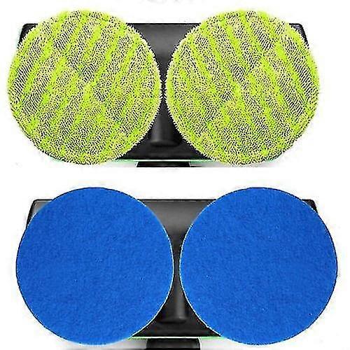 2 In1 Electric Rechargeable Cordless Floor Cleaner Scrubber Polisher Mop Set-ykc