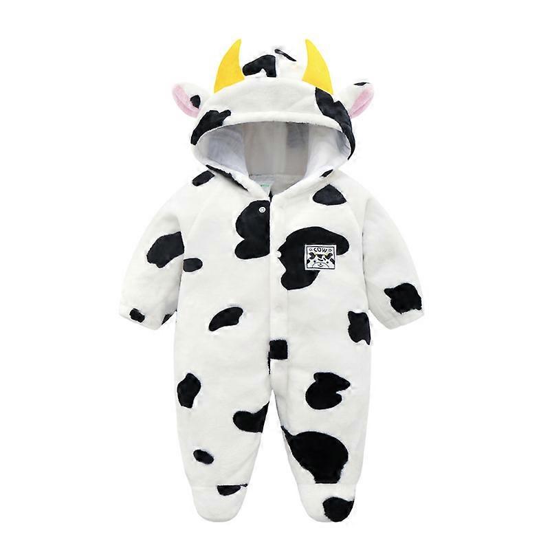 Bébé Bébé à capuche Polaire Romper Chaud Hiver Snowsuit Pyjama