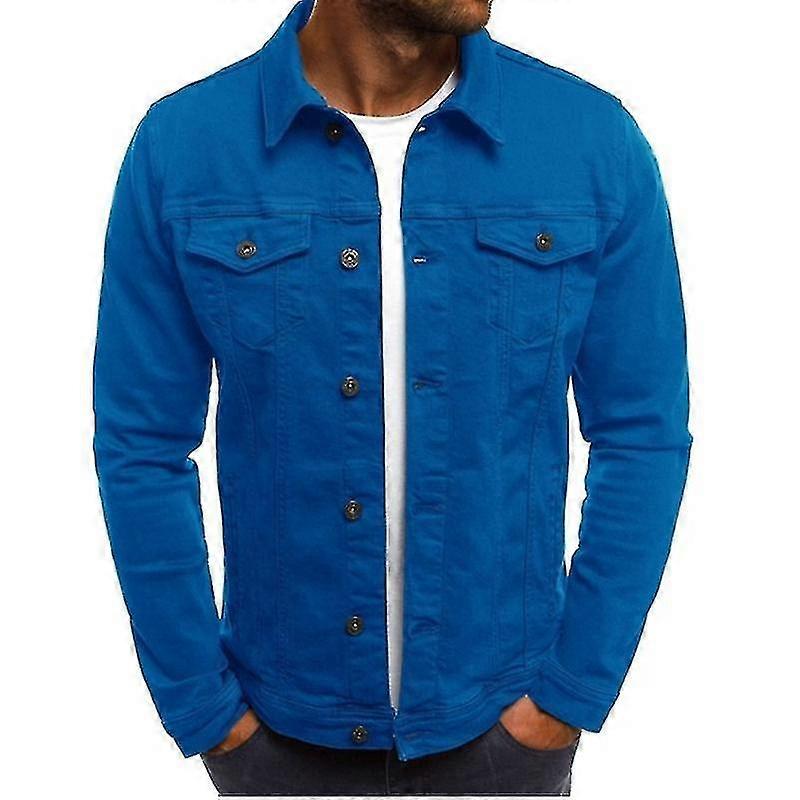 Mens Denim Jeans Jacket Short Im Fit