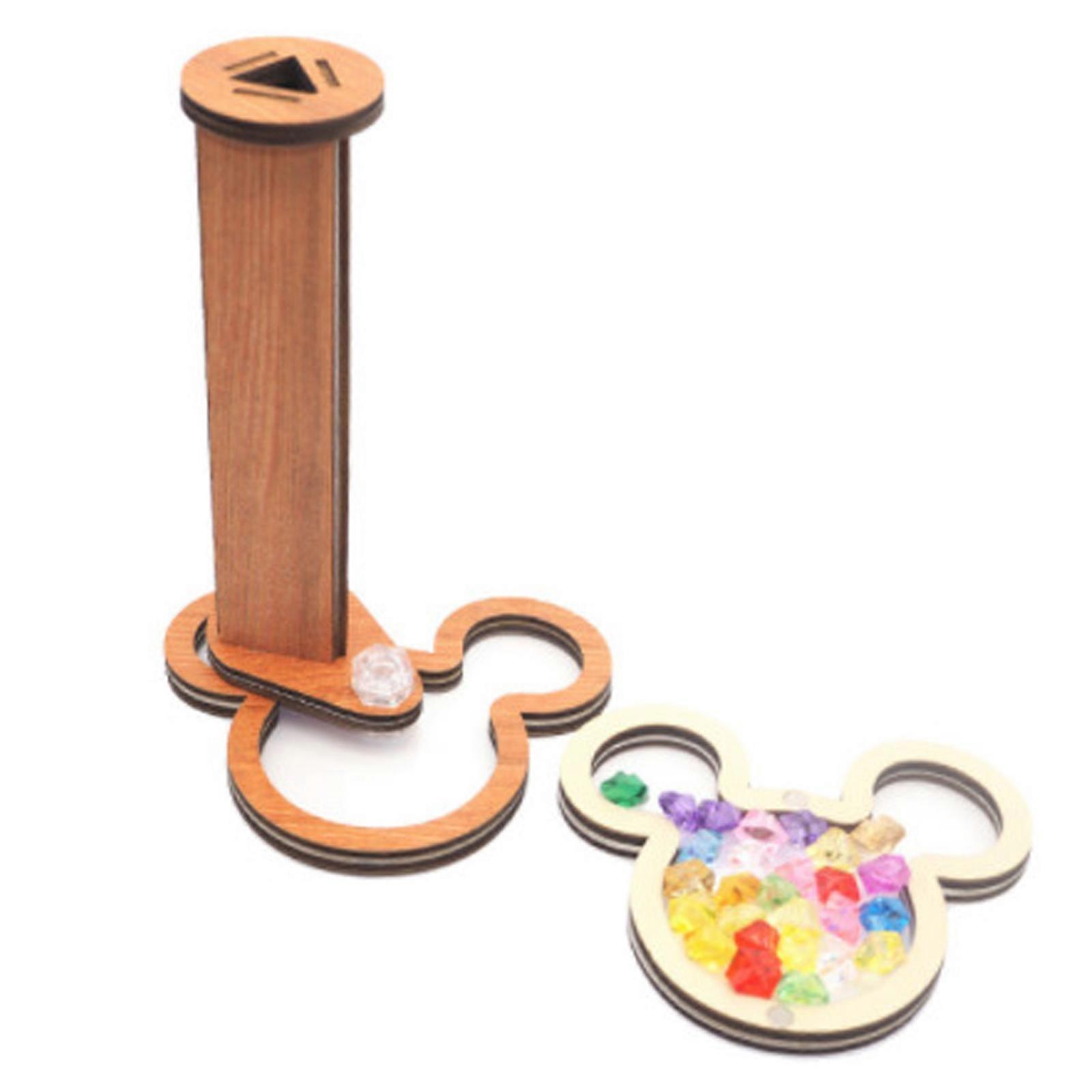 Kaléidoscope rotatif en bois faisant ensemble - meilleur cadeau pour les amoureux de la Nature - facile à utiliser - jouet éducatif fait à la main de Noël