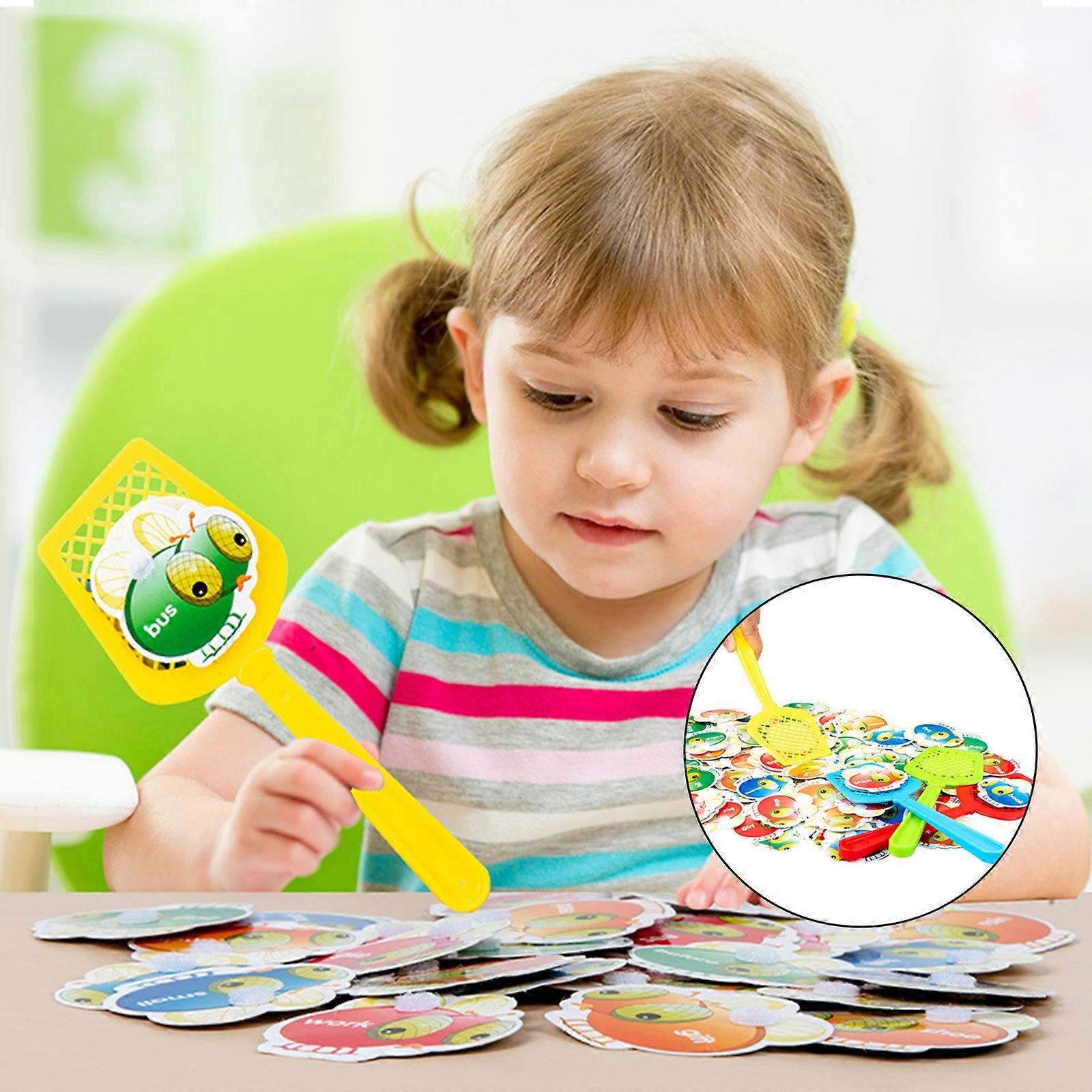 Kindergarten Educational Toy Learning Games for School with 4 Fly Swatters