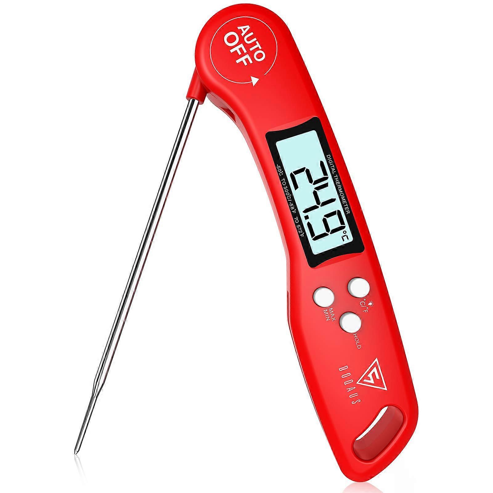 Kitchen Thermometer, 3s Instant Read Cooking Thermometer Meat Thermometer with Backlit LCD Display