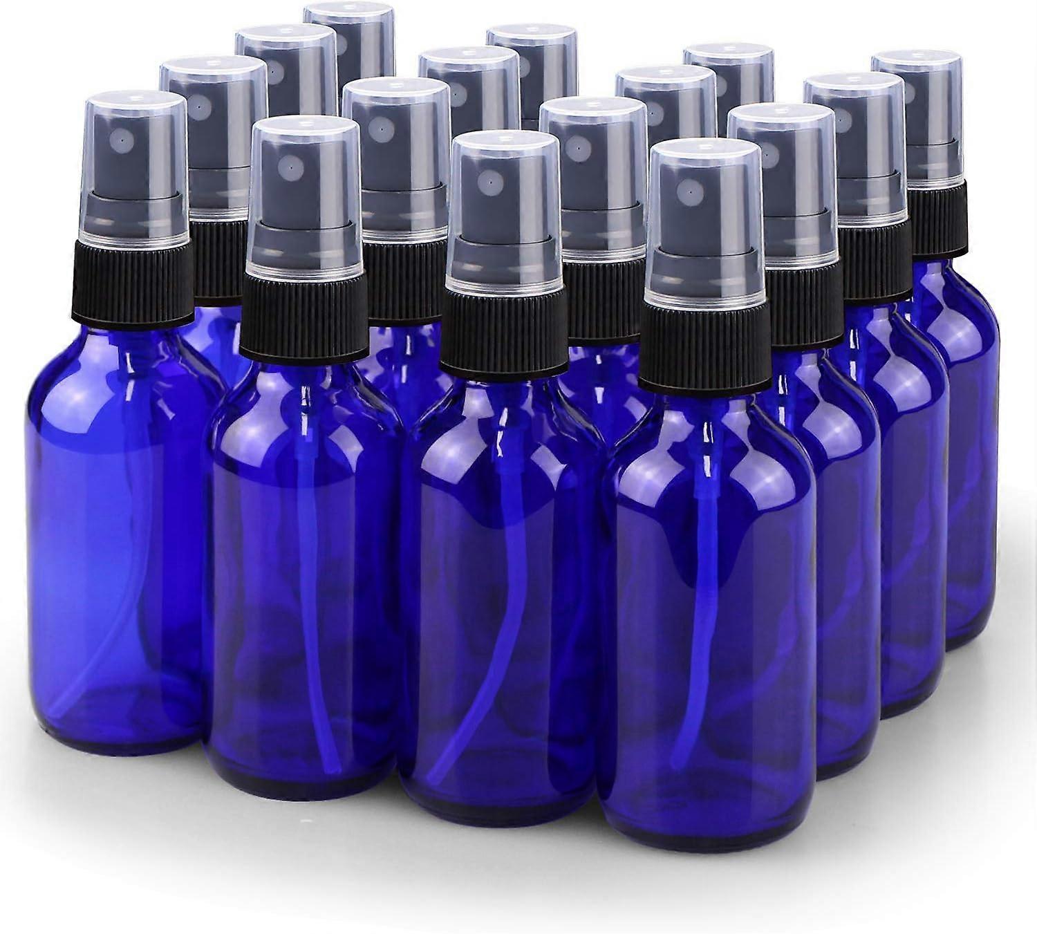 בקבוק ספריי זכוכית ama, אמבר 16 2oz אביזרי בקבוק ספריי זכוכית להשקיית פרחים ניקוי כחול