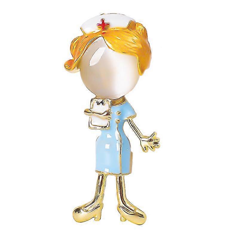 أوبال مينا الطبيب بنين وبنات بروش الطبية بروش دبوس ممرضة مجوهرات الأزياء