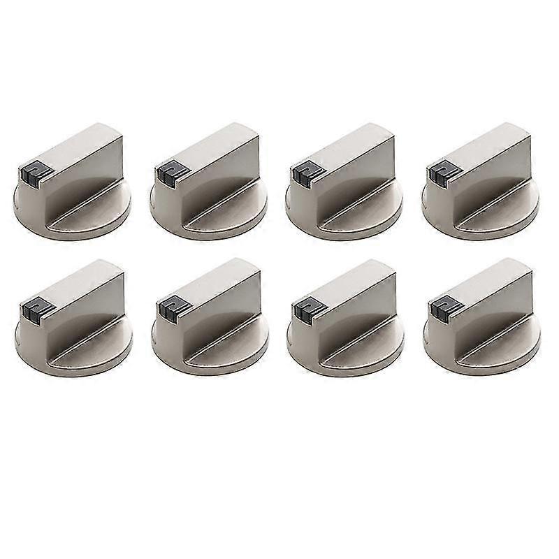 Stove Handle, 6mm Alloy Control Knob Oven Switch Universal Silver Gas Stove Control Knob, Suitable