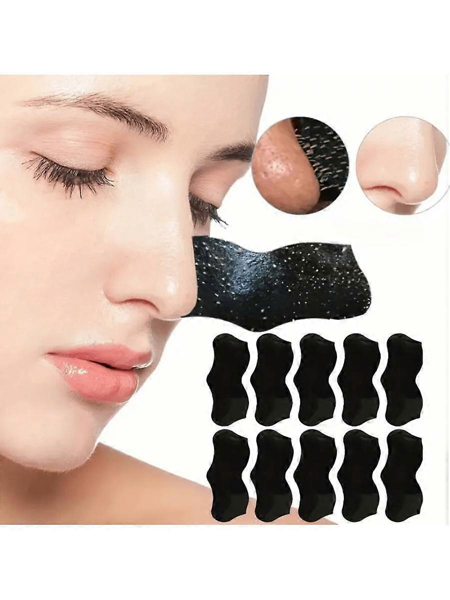 10pcs Blackhead Remover Strips For Deep Cleansing Of Nose, Face And Skin With Spots, Pores
