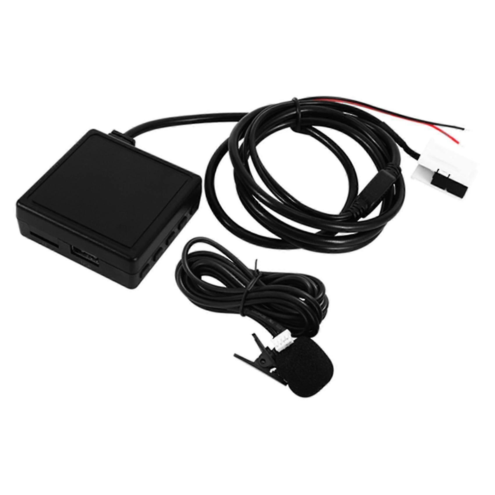 12V auto bluetooth 5.0 stereo aux adaptér bluetooth modul kabel handsfree mikrofon pro E60 E63 E64