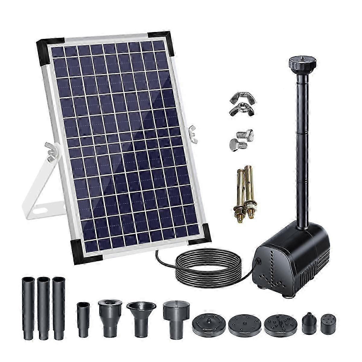 Solar Fountain Set 18v High Power Solar Fountain Pool Oxygenation Bird Bath Fountain Water Pump