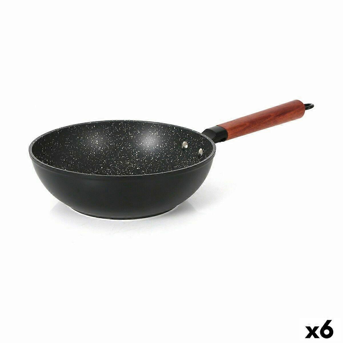 Wokpan Quttin Doha Gehard aluminium 50 x 28 x 9 cm (6 stuks)