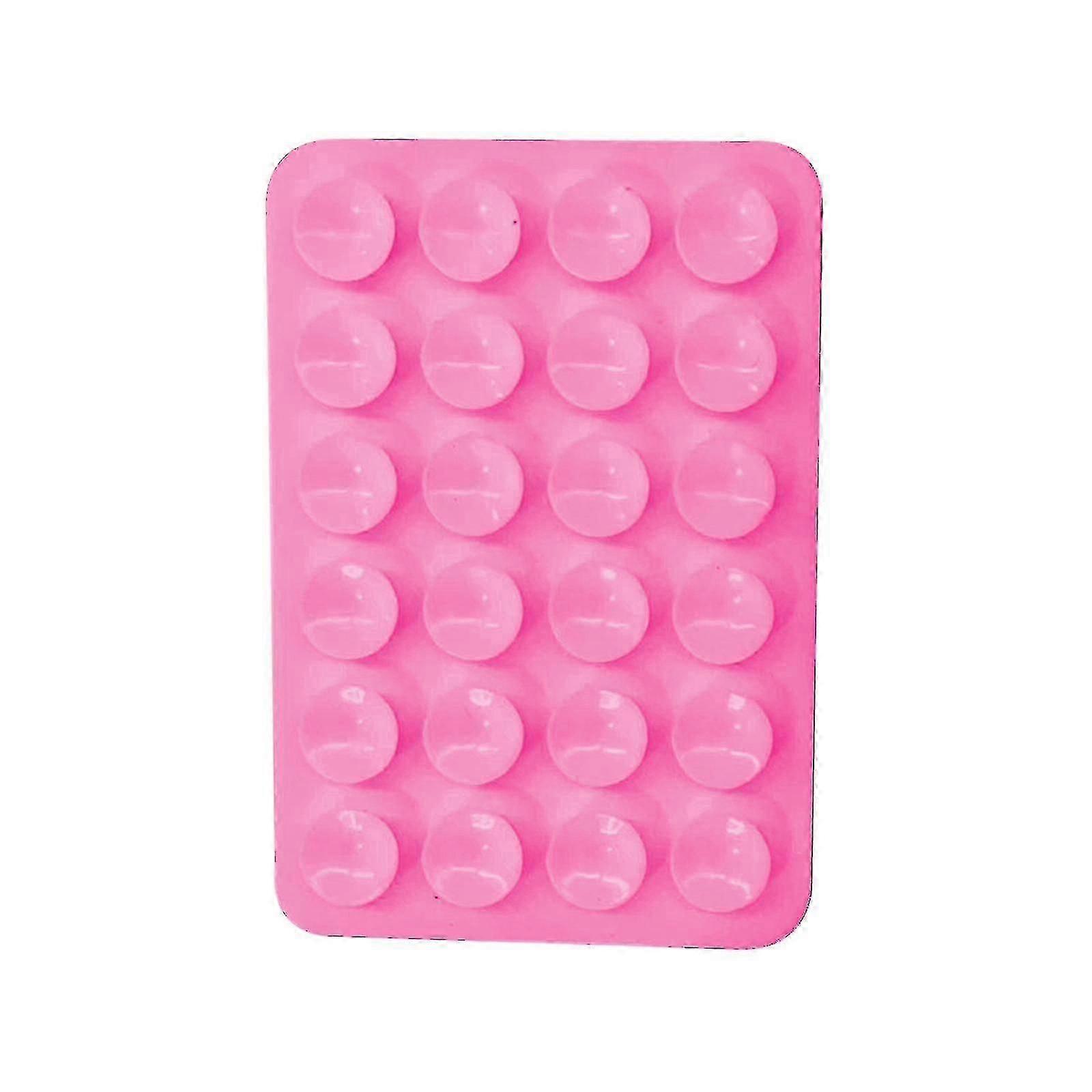 5pcs Silicone Suction Phone Case Adhesive Mount, For Iphone & Android Cellphone Case Compale, Hands-free Mobile Accessory Holder