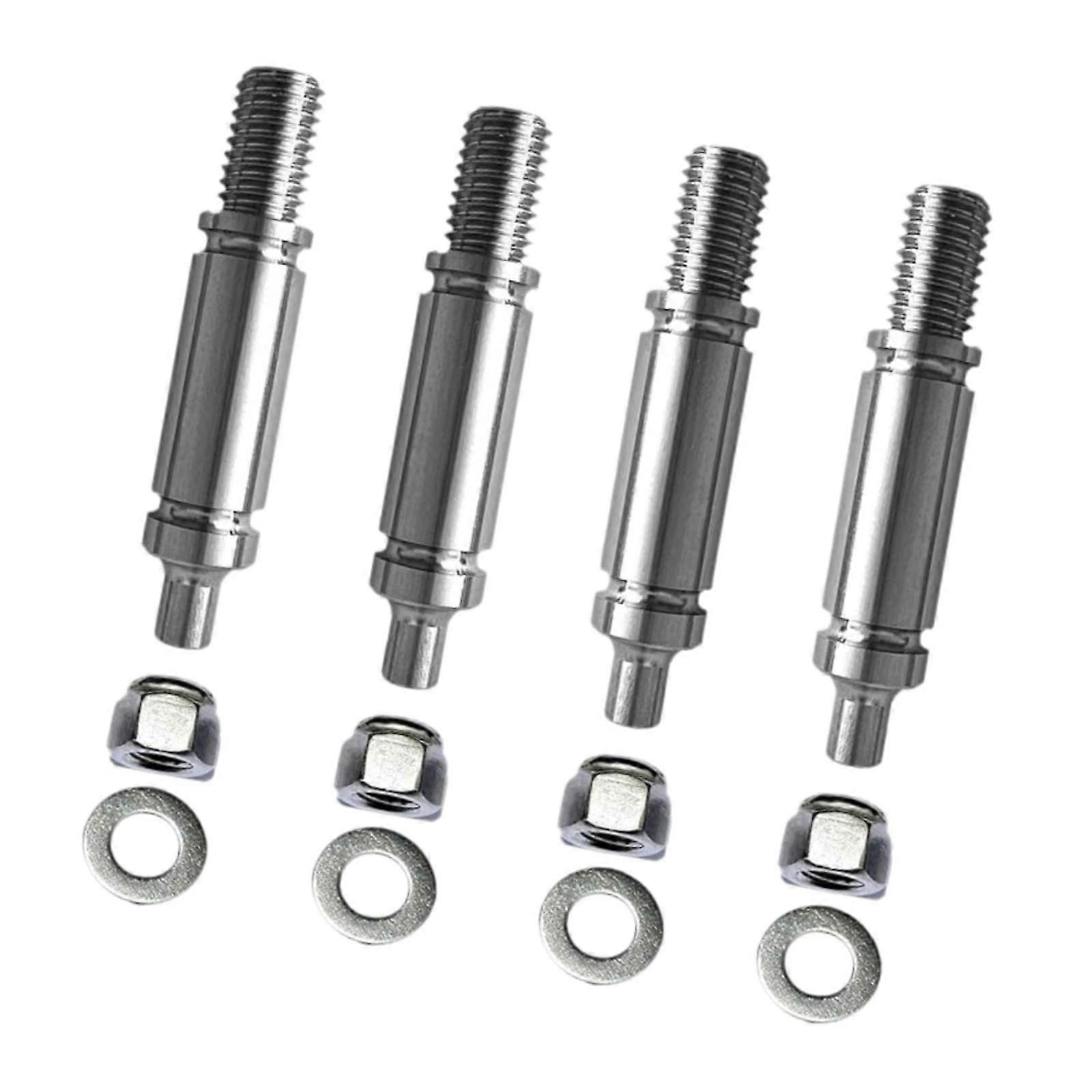 4 חלקים מייבש תוף תמיכה פיר רולר אביזרים AP6020388 כסף חסון