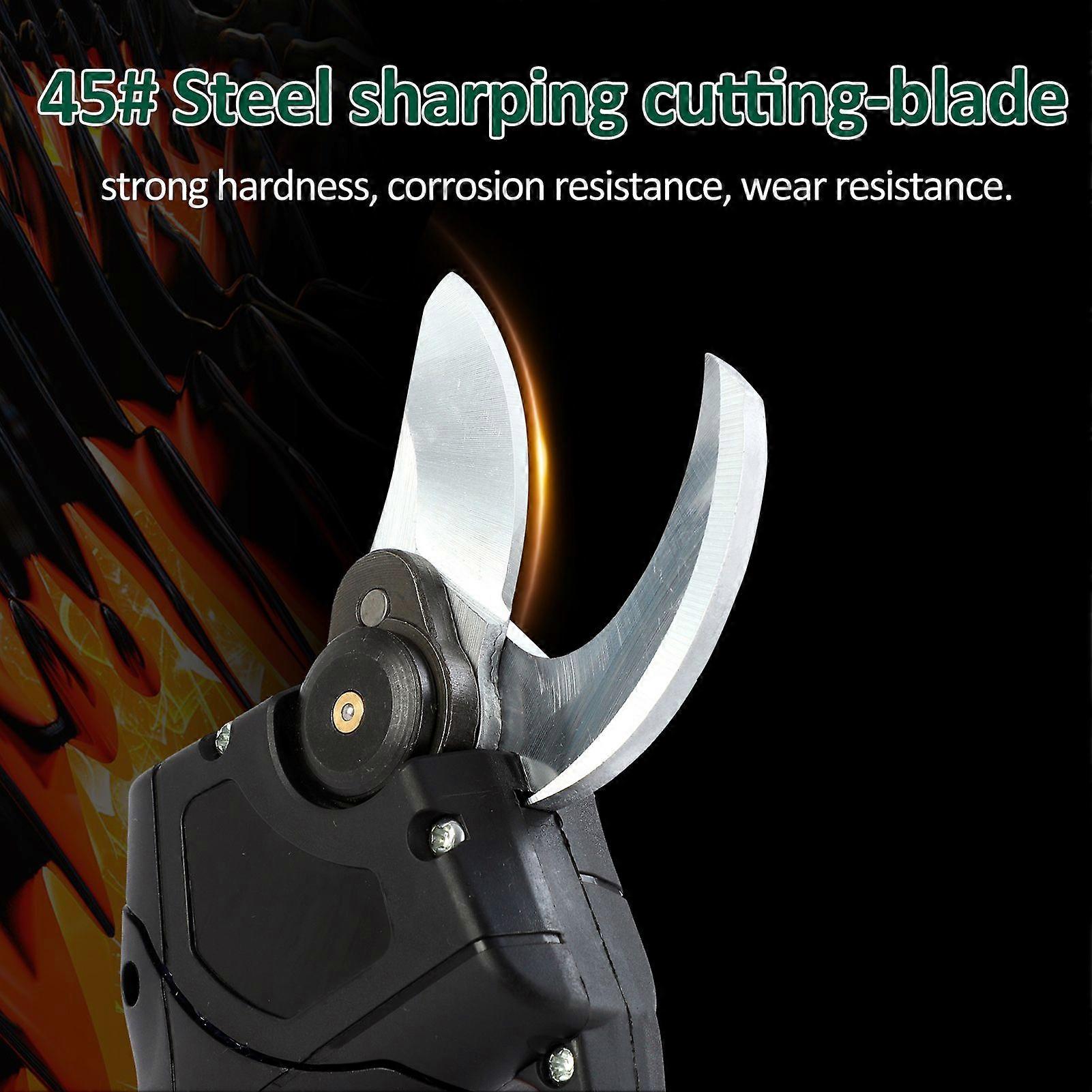 ガーデニング用電動剪定ばさみコードレスパワー剪定ばさみ2個1500mAh * 5充電式バッテリーMK5083付き30mm切断直径