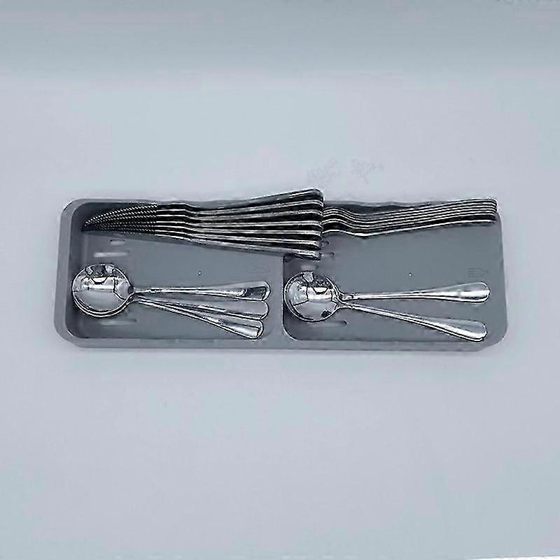 Kitchen Drawer Organizer Box Multipurpose Utensil Storage Box Drain Cutlery Tray Practical Kitchen