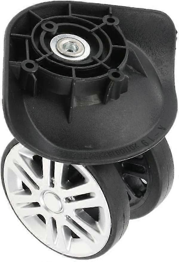 2 stück Schwarz Ersatz A19 Dual Roller Räder Gepäck Swivel Koffer Rollen Reparatur Zubehör