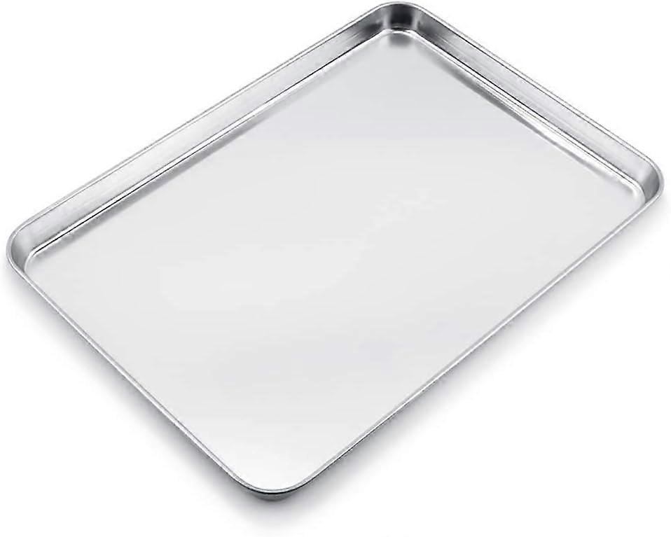 Stekebrett i rustfritt stål, non-stick, tåler oppvaskmaskin, rektangulær tallerken