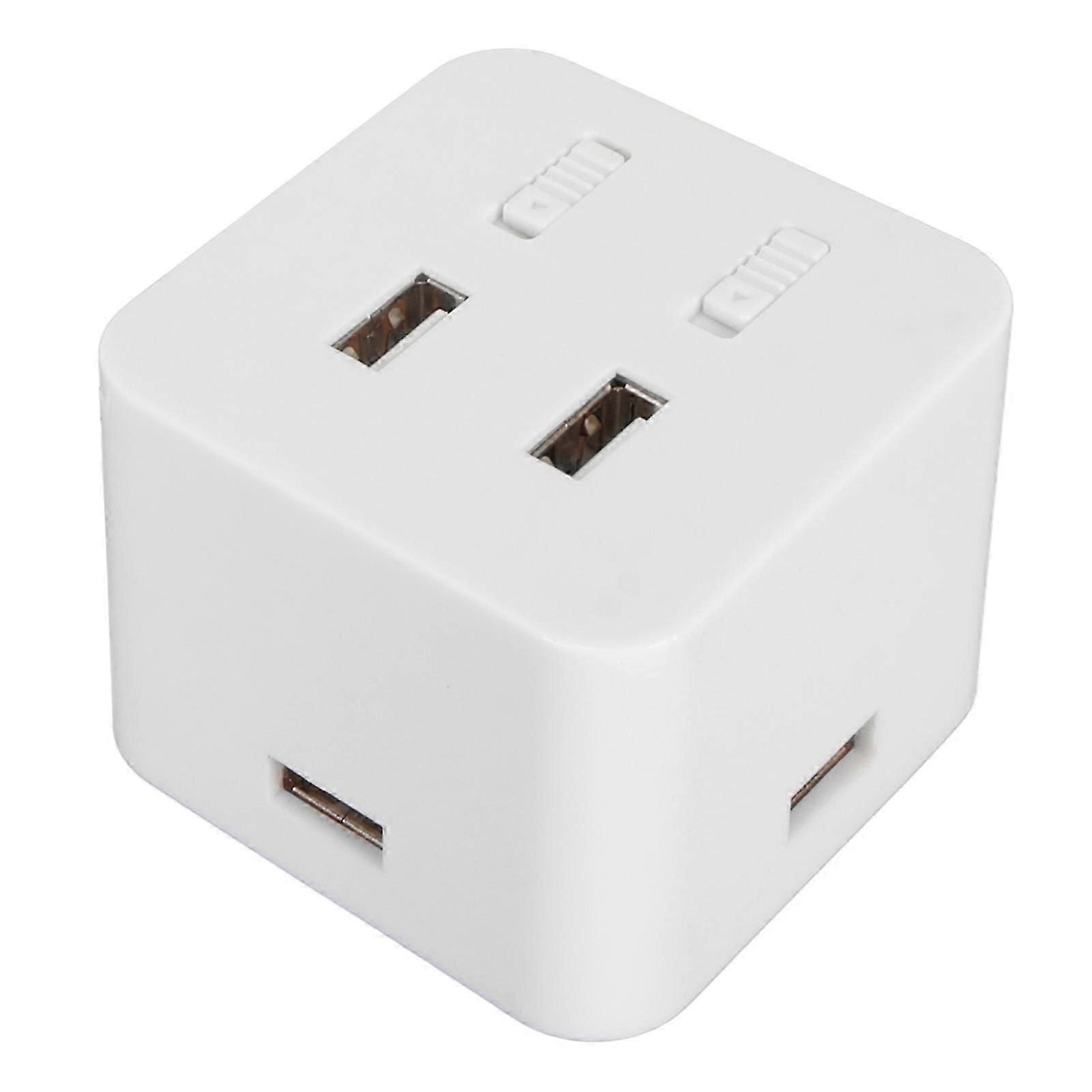 Usb 2.0 Hub 4 Ports 480mbps Individual Switch Plug And Play Widely Compatible Usb 2.0 Docking Station For Laptop Desktop