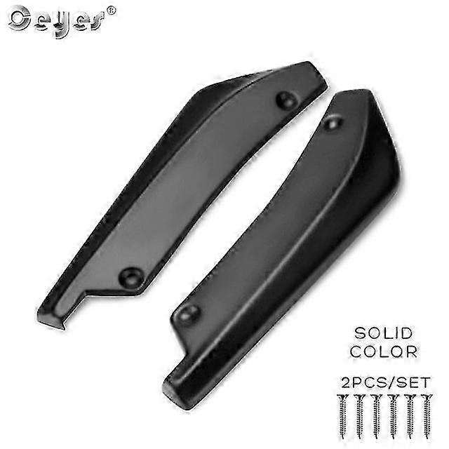 Universal Car front Rear Bumper Strip Lip Diffuser Splitter Spoiler Scratch Protector Carbon fiber Winglets Side Skirt Extension
