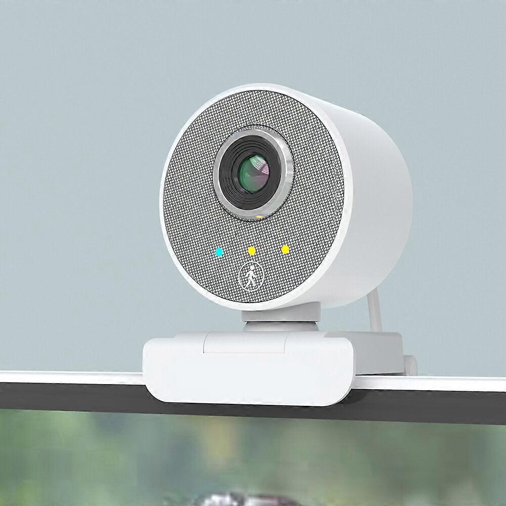 1080P Usb Webcam With 360 Degree Panoramic View, Stereo Microphone For Live Streaming On Desktop And Laptop