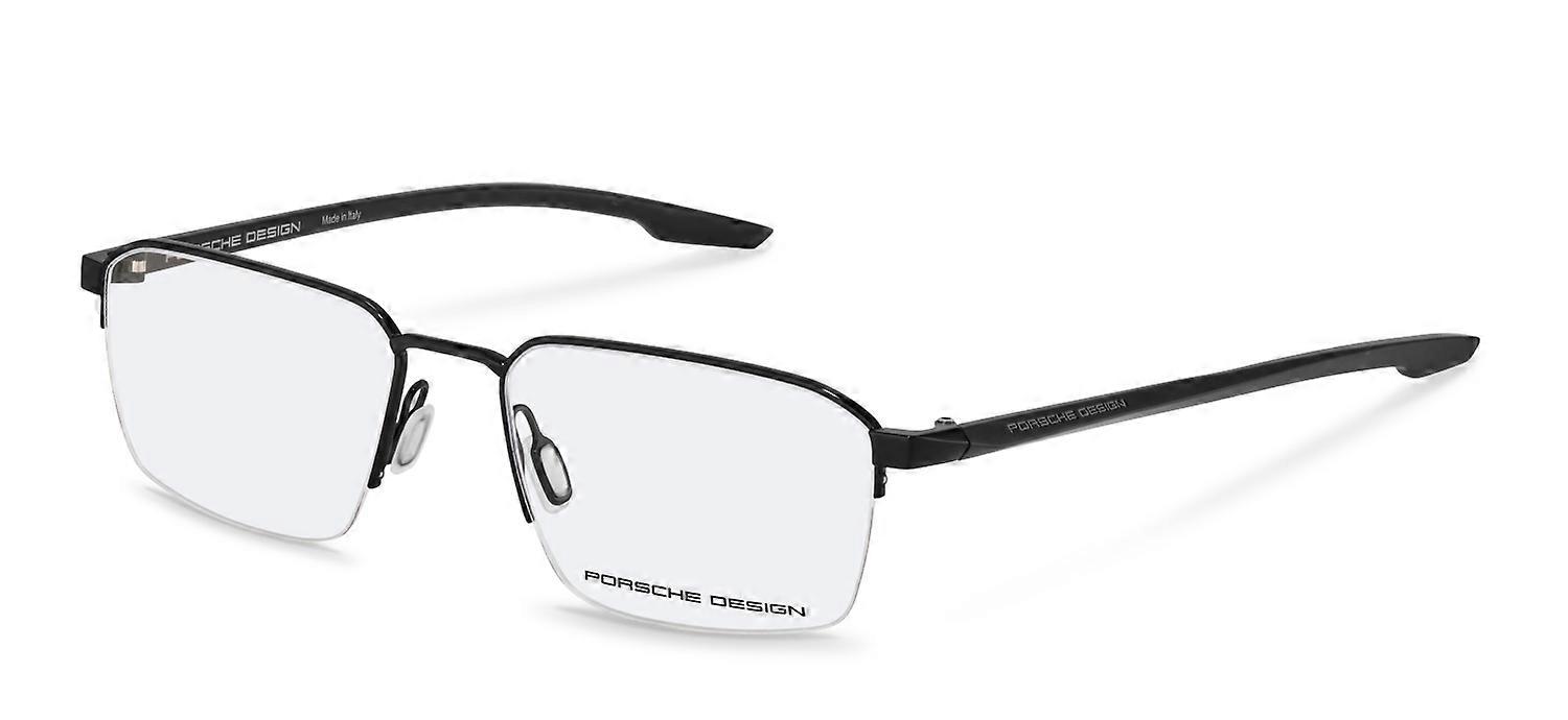 Eyewear Frames Porsche Design P8763 A000 black, olive 55/18/140 MAN