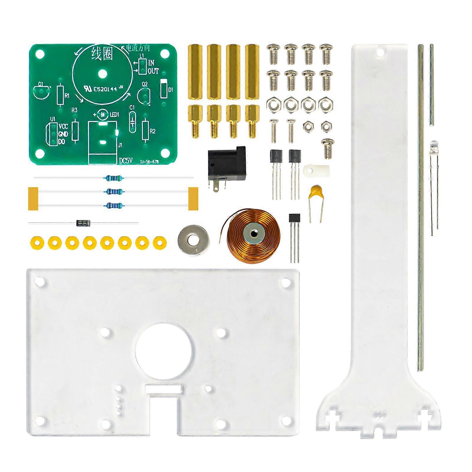 DC5V Electromagnetic Swing Experiment Electronic Technology Small Swing Induction DIY Welding Assembly Practice