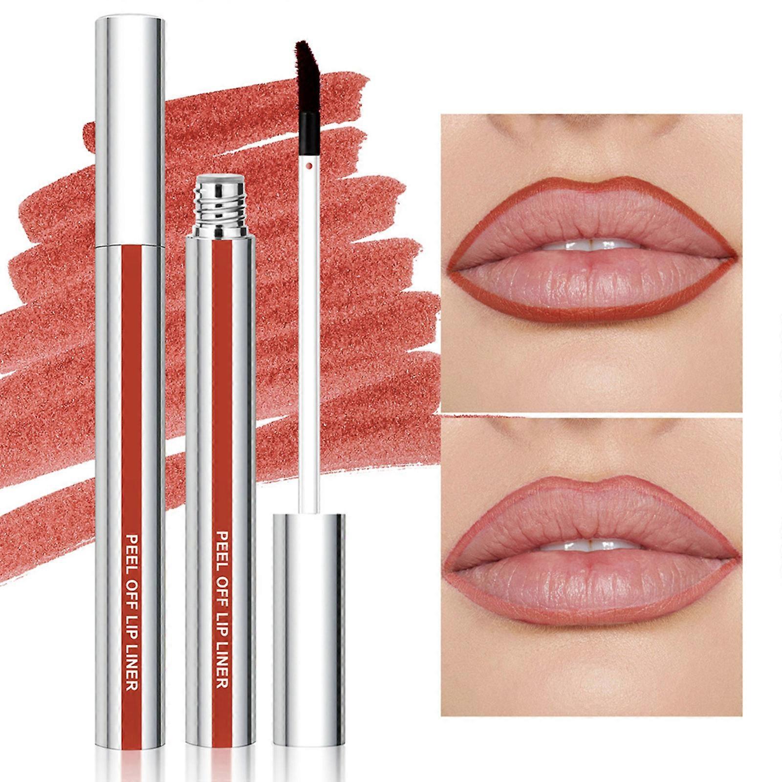 Peels Offs Lip Gloss Αντικολλητικό Κύπελλο Ματ Βελούδο Υγρό Κραγιόν Αδιάβροχο Μακράς Διάρκειας Tear Offs Αποχρώσεις Χειλιών Μακιγιάζ 03