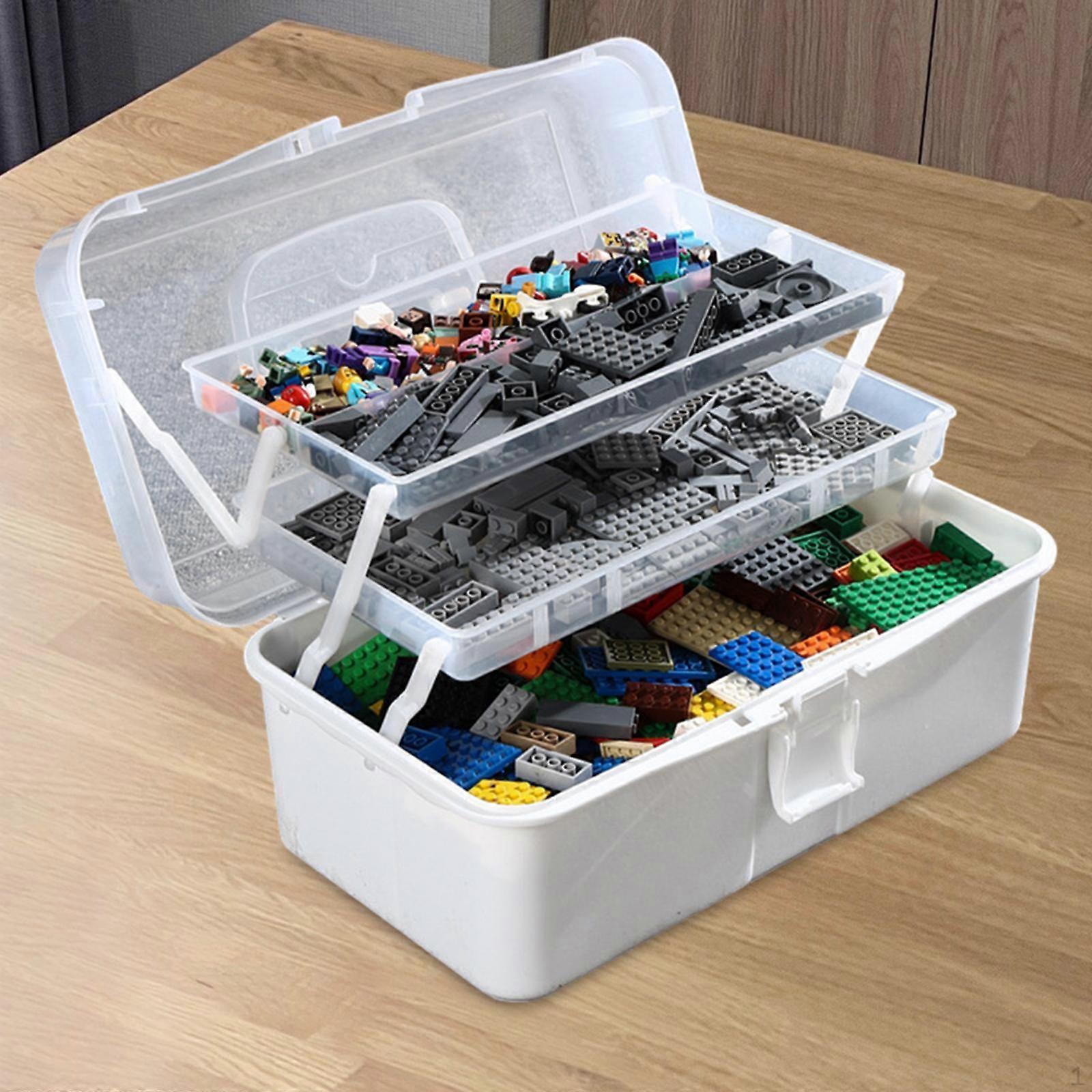 Building Block Storage Box Beads Organizer Multi-purpose Container Manual
