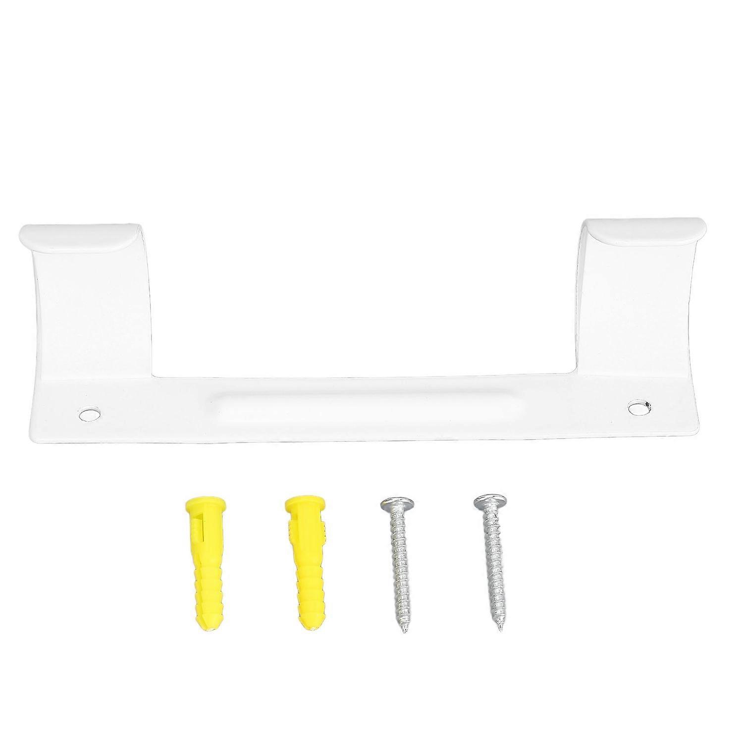 Ironing Board Holder Wall Mount Iron Hanger Laundry Room Storage Rack Hanging Shelf White
