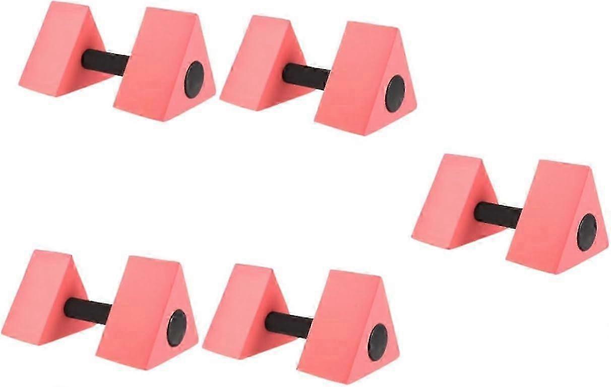 Water Dumbbells Fitness Swim Workout Hand Bars Exercise Fitness Dumbbells Swimming Pools(blue)