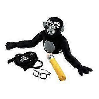 Gorilla Tag Plush Toy Soft Stuffed Orangutan Doll with Pencil Backpack
