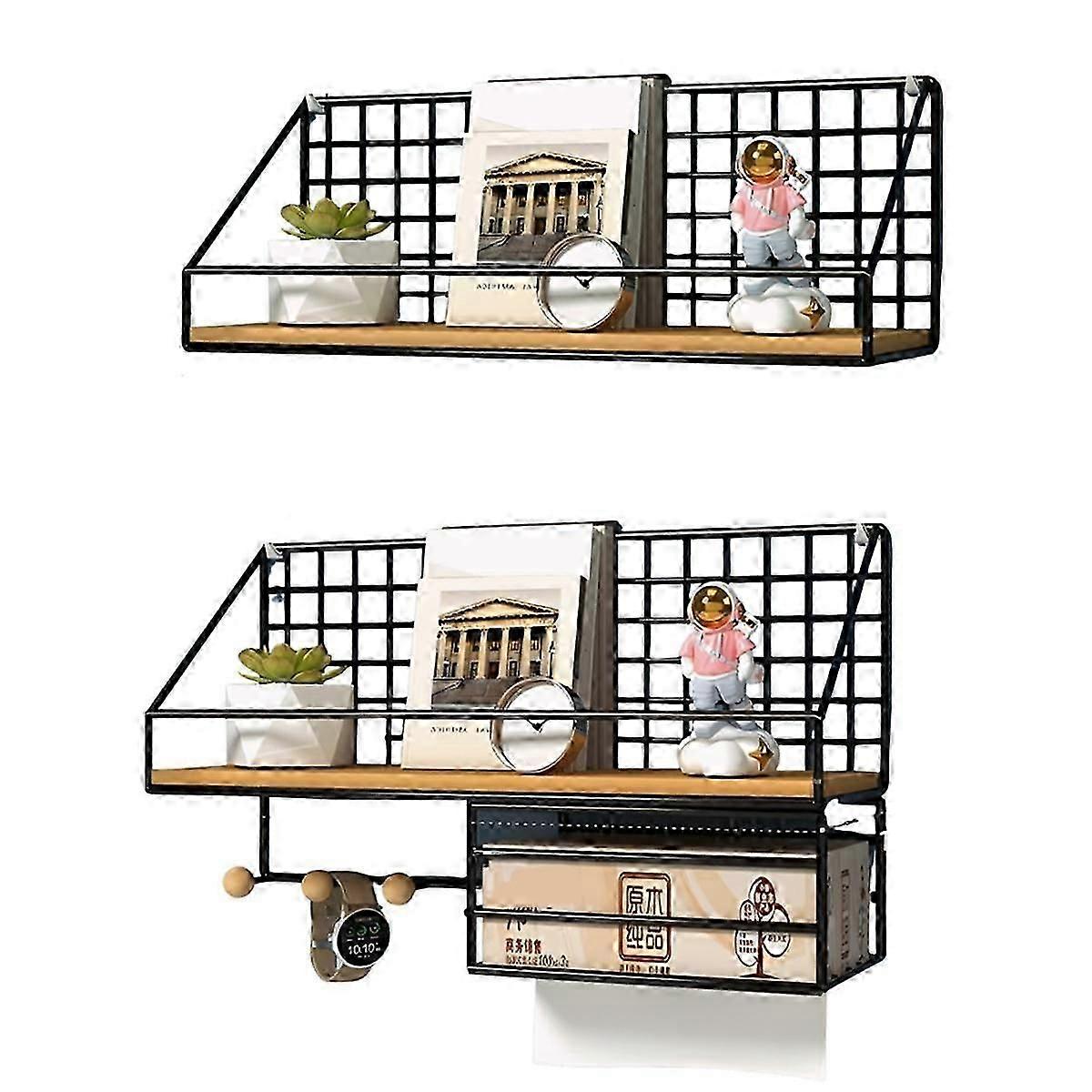 Wall Frame, Floating Wall Frame, Bedroom Decorative Storage Rack Suitable for Hanging Storage in th