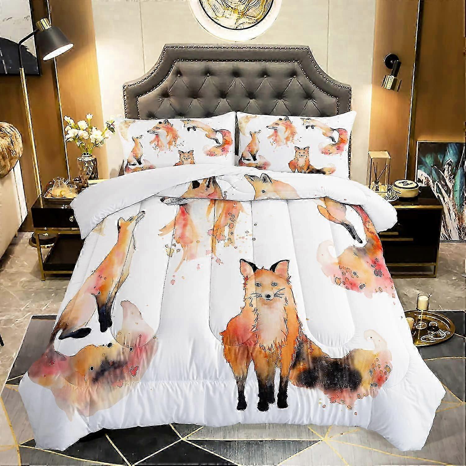 b1497 Lençóis Espaço Astronauta Roupa de Cama Conjunto de Cama 3 Peças Conjunto de Cama 1 Capa de Colcha e 2 Fronhas Lençóis gb1497