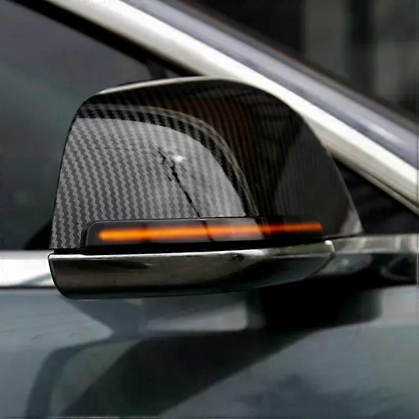 Suitable for Tesla Model 3 2017-2022 Rearview Mirror Cover with LED Turn Signal Car Exterior Modification