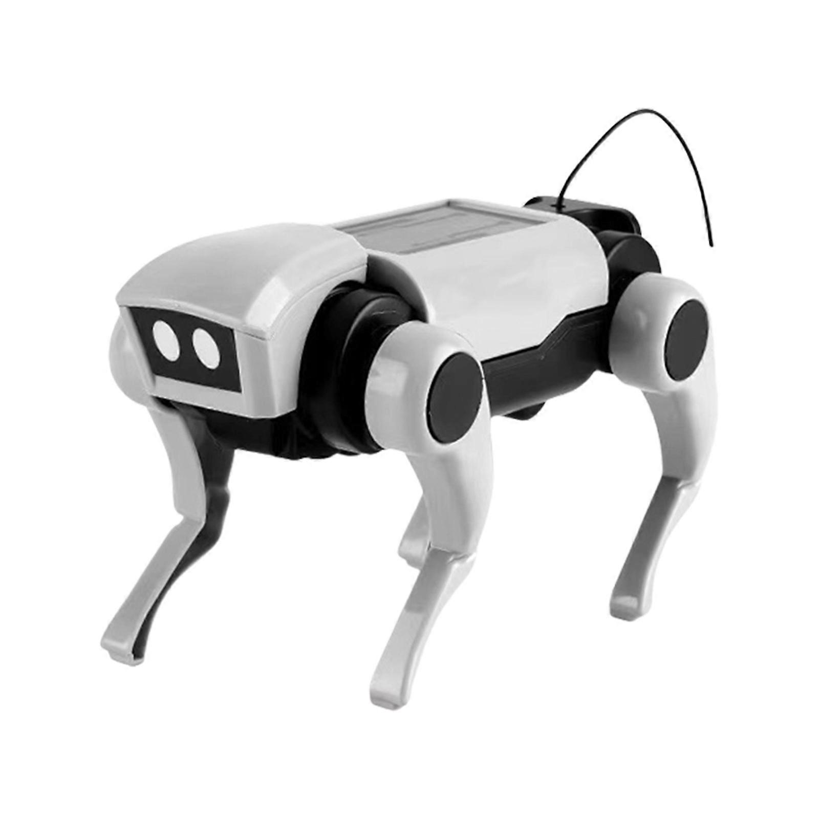 Solar Powered Robot Dog Solar Science Experiment Toy Assembly Kit For Primary School Students Intelligent RobotRequires 2 NO.7 Batteries Not Included