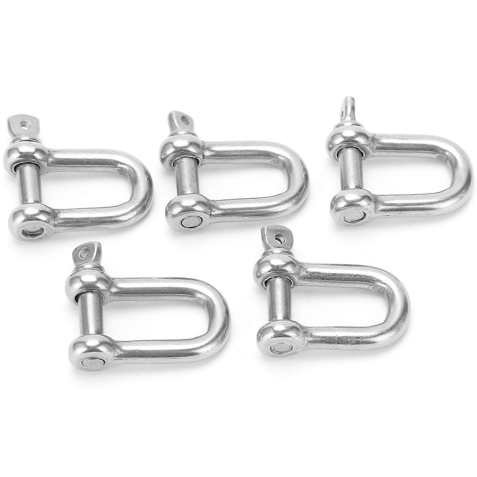 Stainless Steel Straight D-Shackle Rigging Hooks