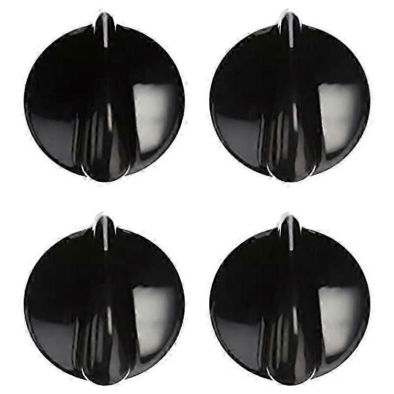 4 Pcs Stove Knobs, Burner Control Knob, Range Knobs Gas Stove Black Range/Stove/Cooktop/Ovens WB03T
