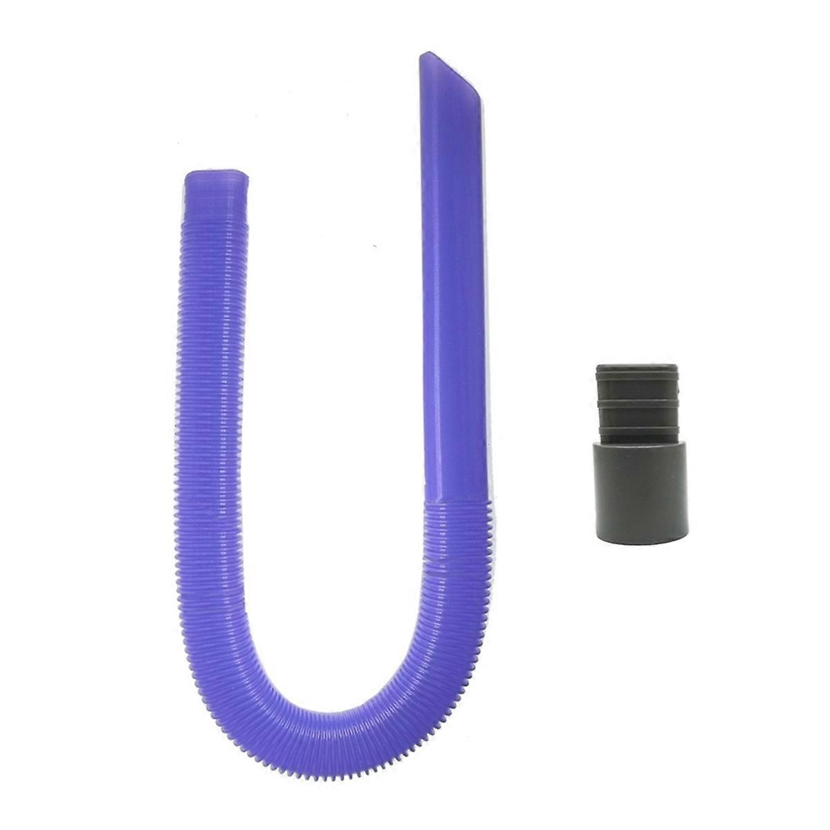 Dryer vent cleaning hose with 35mm adapter to fit with vacuum hose