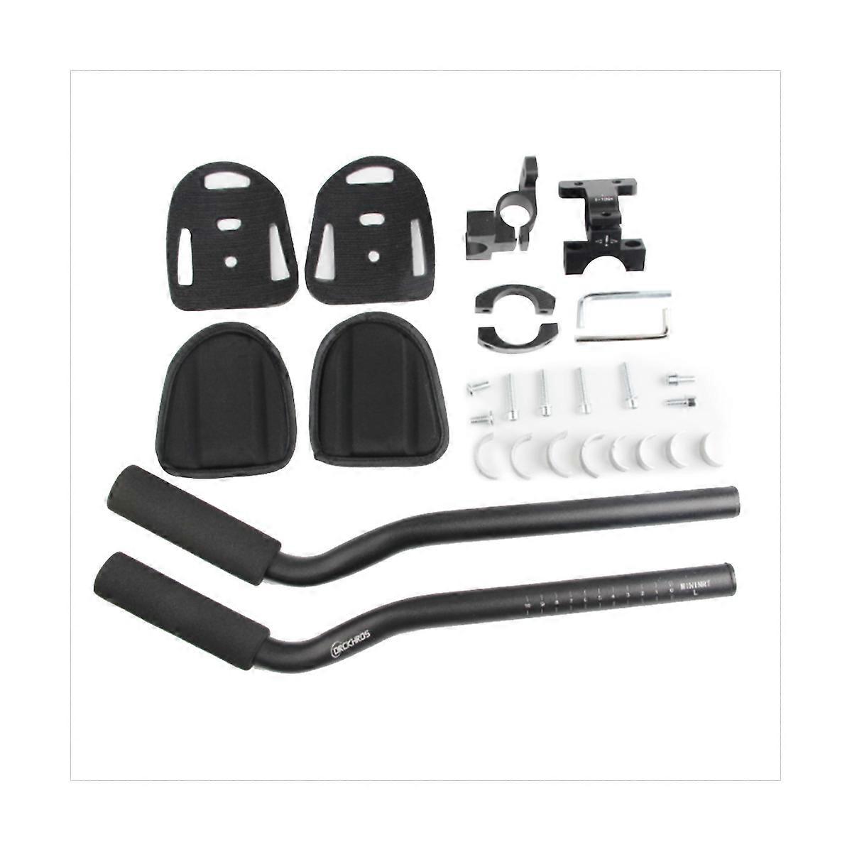 DRCKHROS Bike Aero Bar, Aluminum Alloy Aero Bars for Mountain Bike