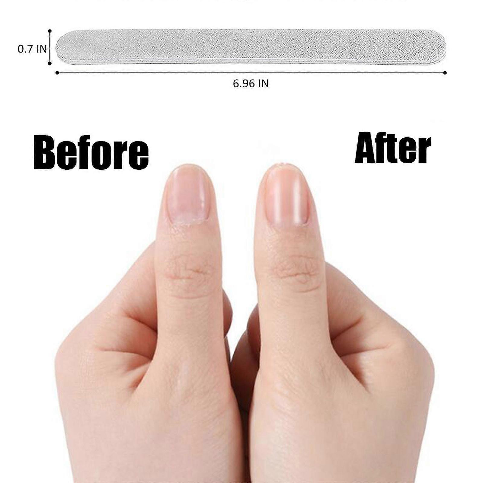 Nail File Nail Files Reusable Double Sided Emery Board Nail Styling Tools For Home And Salon Use pu6232
