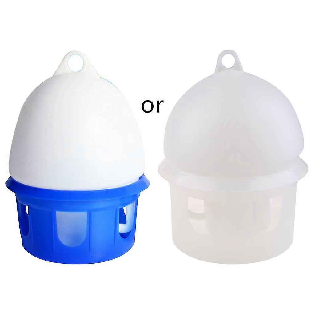 Plastic for Pigeon Waterer Durable Automatic Birds Water Feeder with Handle Potable Water Dispenser Feed 6 Doves At Once