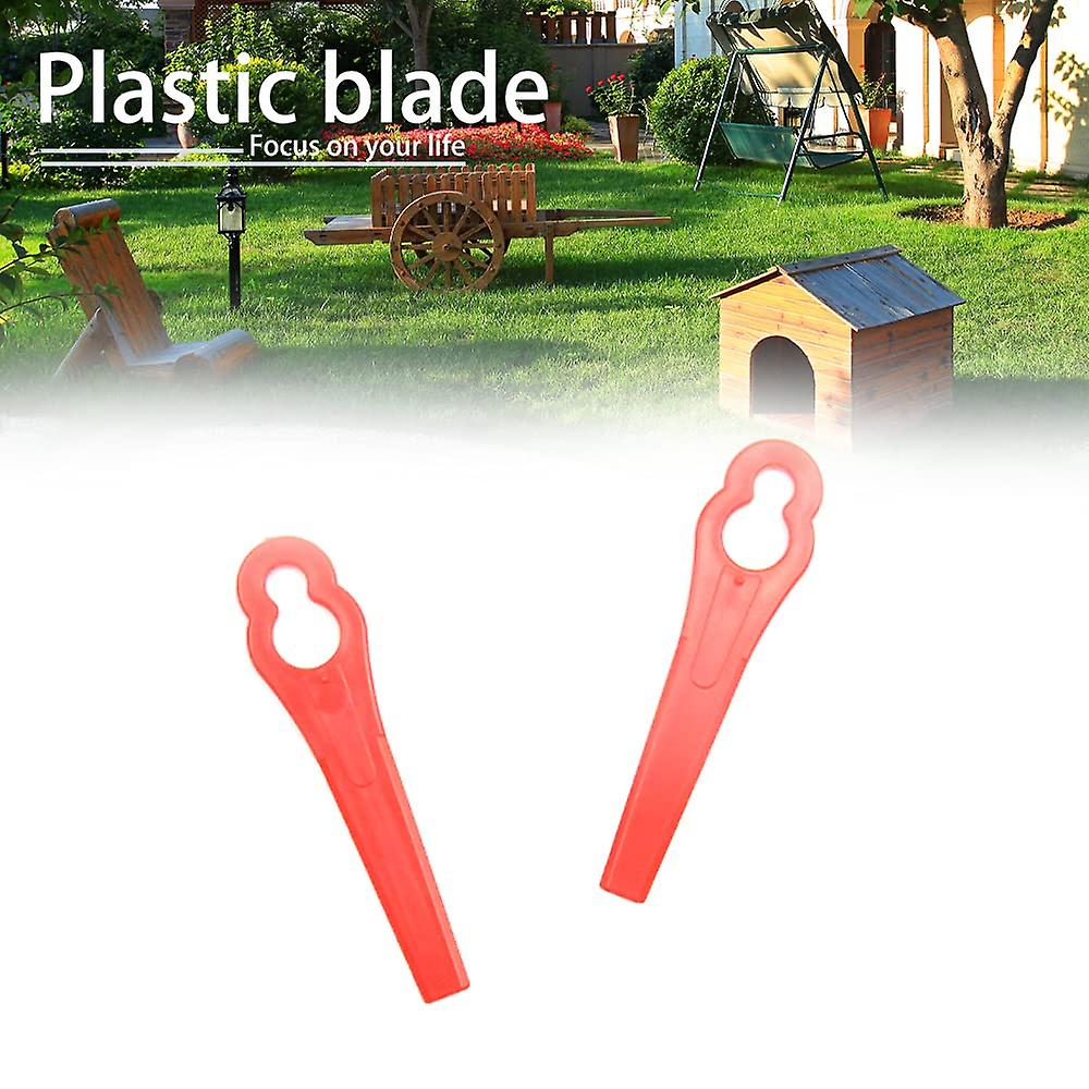 10 Pcs Lawnmower Plastic Blade Lawn Mower Blades Replacement Cutting