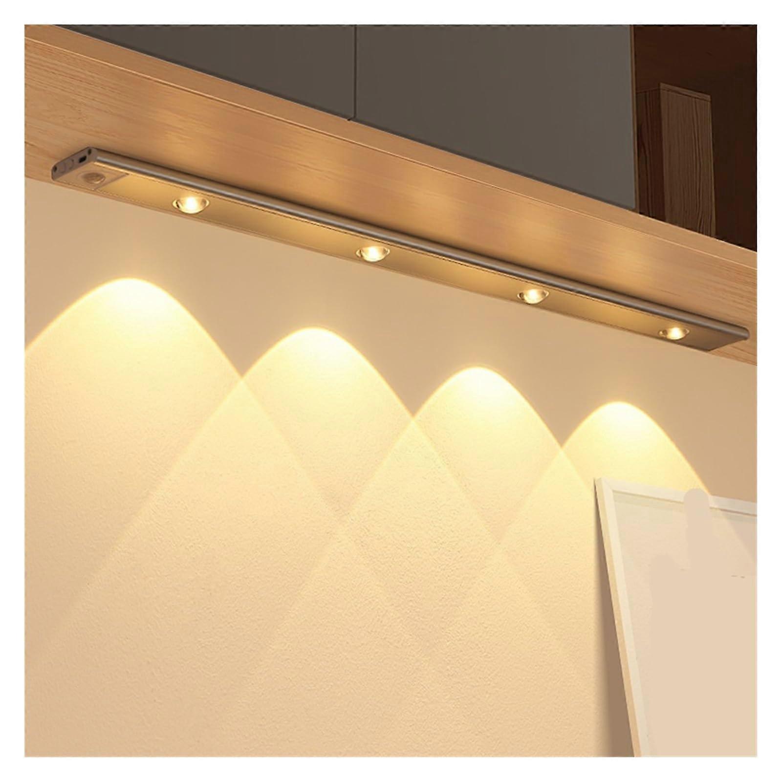 Ultra-Thin Smart LED Cat Eye Lamp 20CM for Entrance Cabinet with Human Body Induction and Corrugated Design