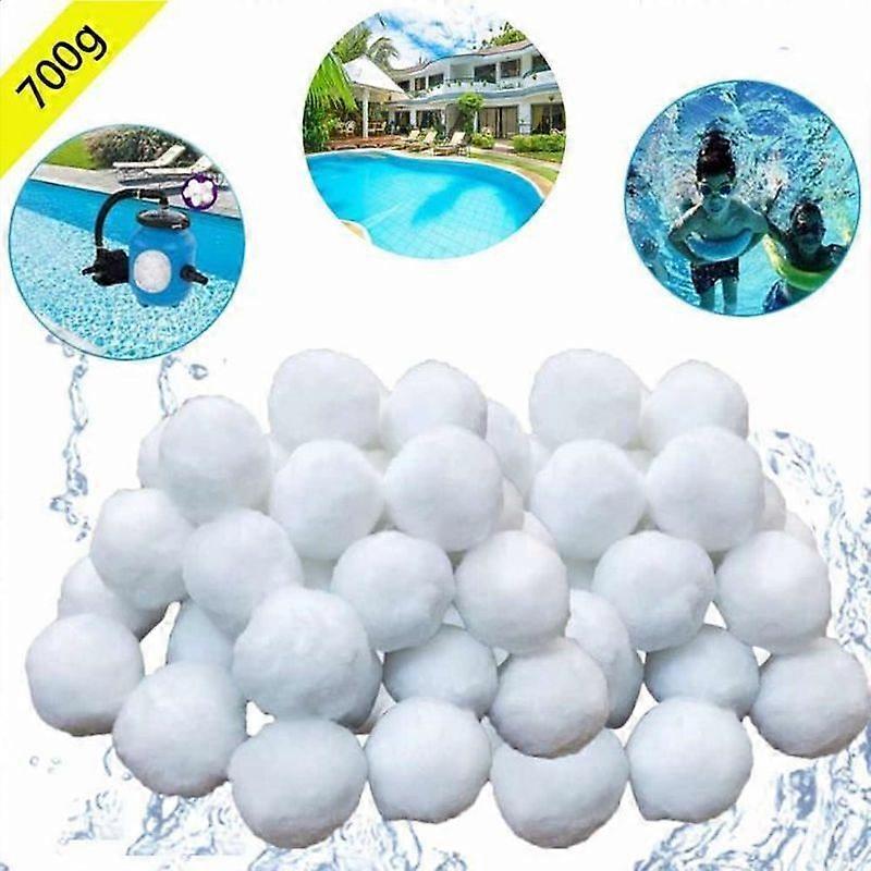 Pool Filter Balls - Brand - Model - White - Recyclable Fibers - 700g