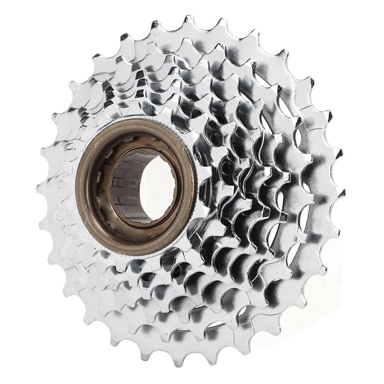Sprocket Bicycle Freewheel, 7 Speed 13-28T Flywheel Bike Rear Hub Freewheel Bike Cassette Speed